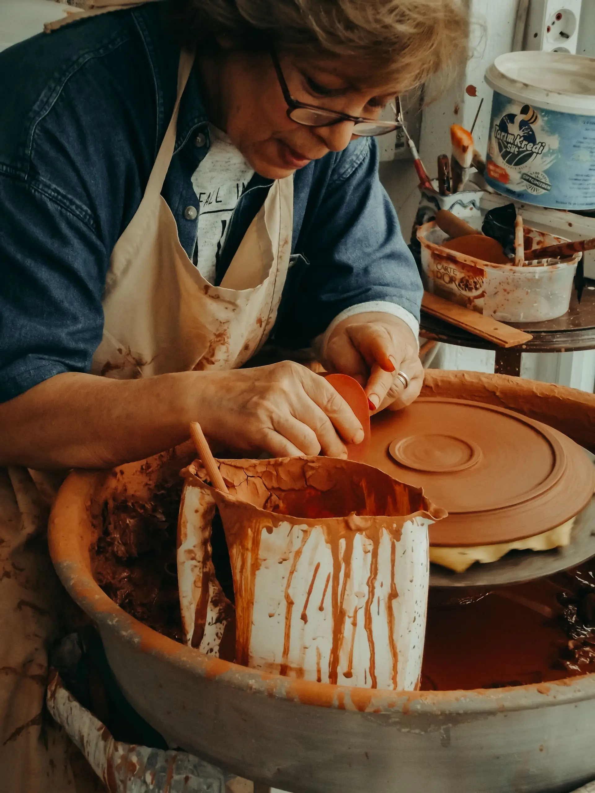 A stúdió belső tere